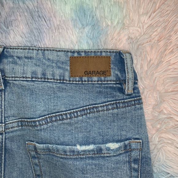 🥀 SOLD Garage Light Wash Denim Skirt - Picture 3 of 5